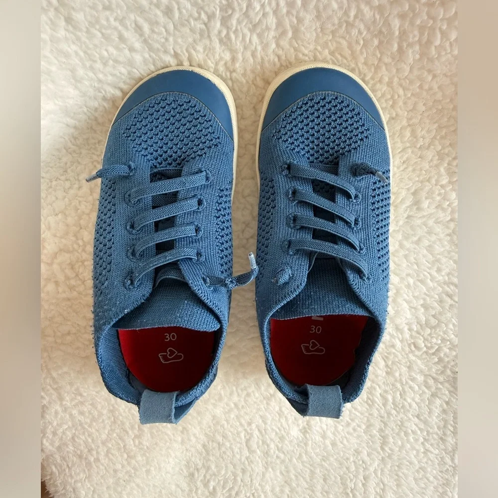 Reima Kids Blue Knit Sneaker - Breathable Everyday Shoe - Picture 6 of 16